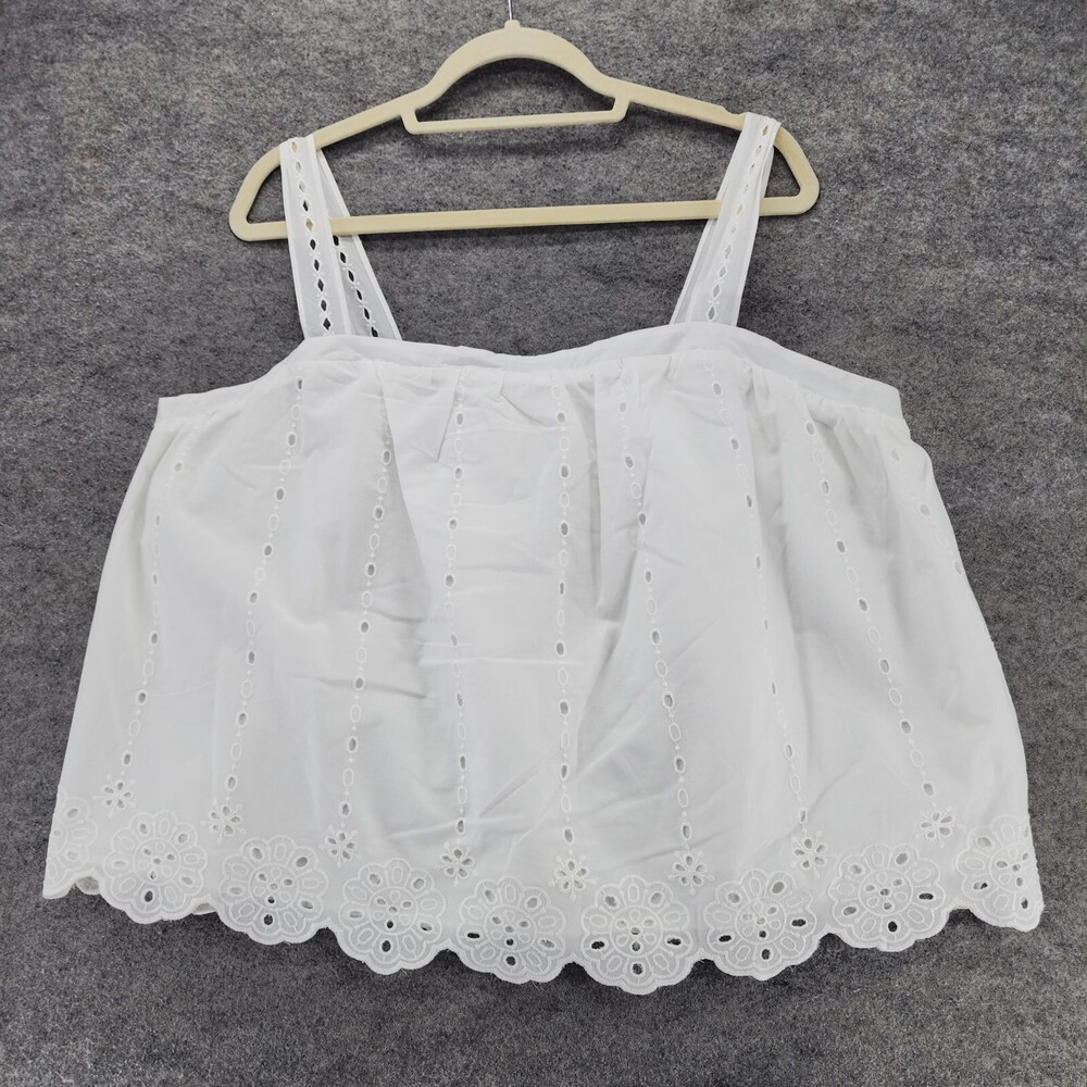 Maurices Shirt Womens XXL Sleeveless White
